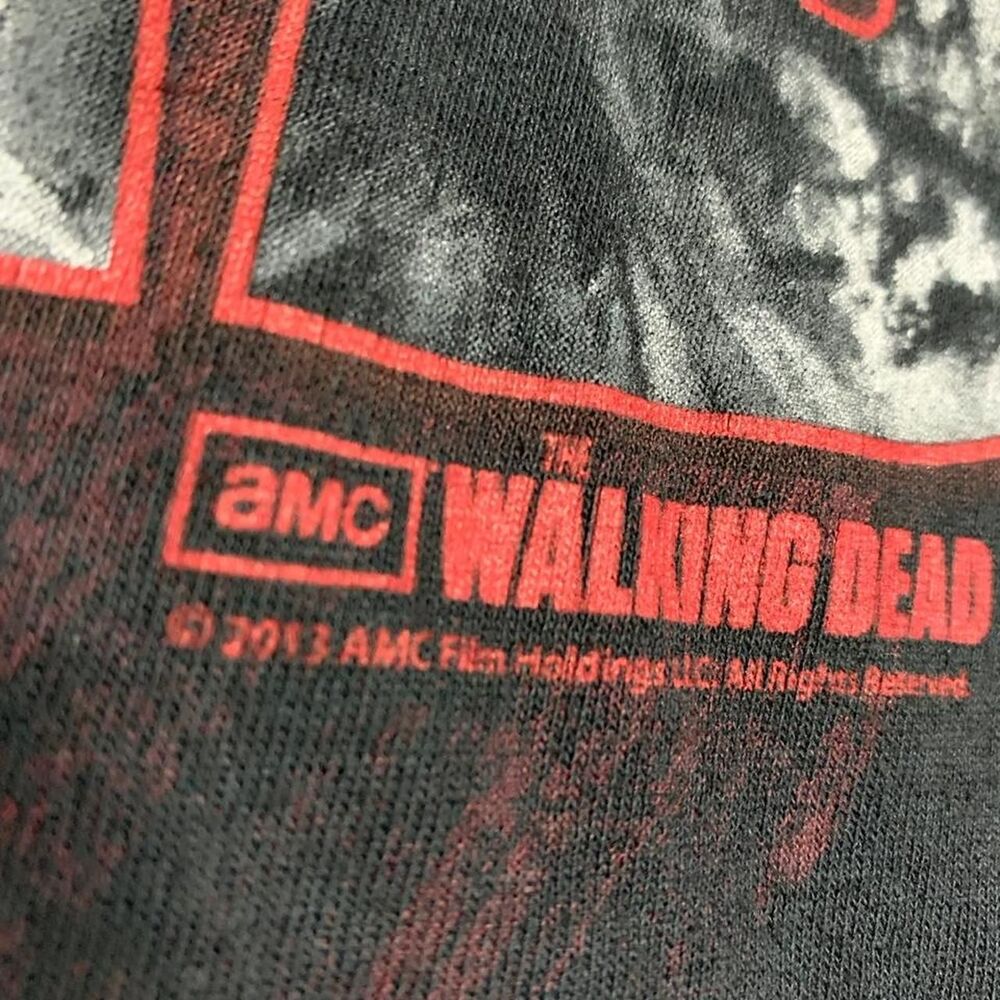 2013 The Walking Dead black cotton t-shirt - Picture 3 of 5